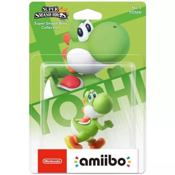 Figurine Amiibo - Yoshi N°3 • Collection Super Smash Bros.