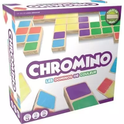 Jeu de Domino de couleurs Chromino - Asmodee - Jeu de société - Jeu