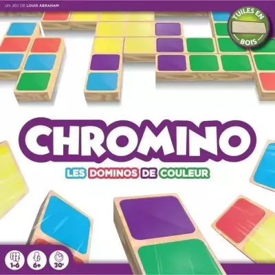 Jeu de Domino de couleurs Chromino - Asmodee - Jeu de société - Jeu