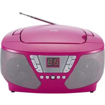 Lecteur Radio CD Portable - BIGBEN INTERACTIVE - CD60RSSTICK - Rose +