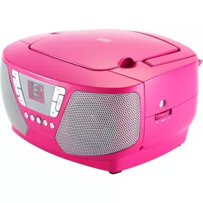 Lecteur Radio CD Portable - BIGBEN INTERACTIVE - CD60RSSTICK - Rose +