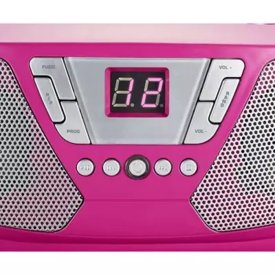 Lecteur Radio CD Portable - BIGBEN INTERACTIVE - CD60RSSTICK - Rose +