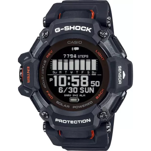 Montre - CASIO - G-Shock Sport - GBD-H2000-1AER - Noir et orange