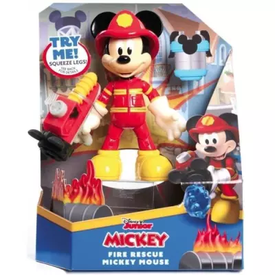 Figurine Pompier Mickey 15 cm - DISNEY - Jouet pour enfants des 3 ans