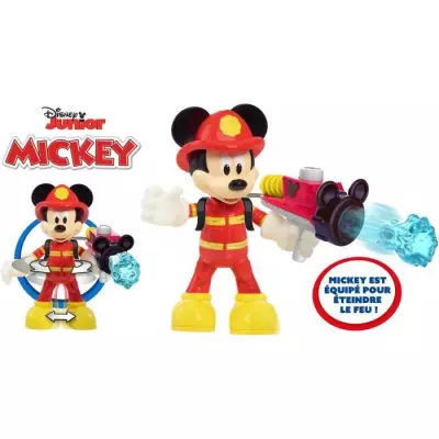 Figurine Pompier Mickey 15 cm - DISNEY - Jouet pour enfants des 3 ans