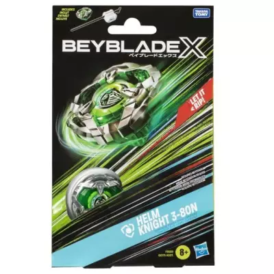 Beyblade X, Starter Pack Helm Knight 3-80N avec toupie de compétition