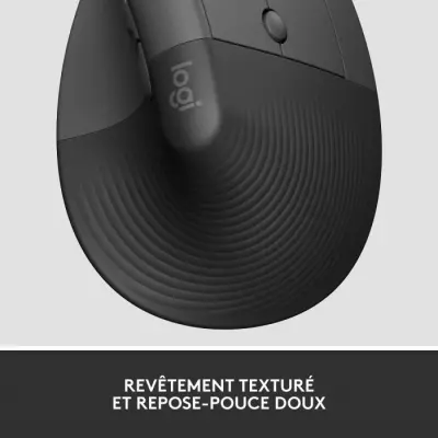 Souris ergonomique - Sans fil - Logitech - Lift for business - Silenci