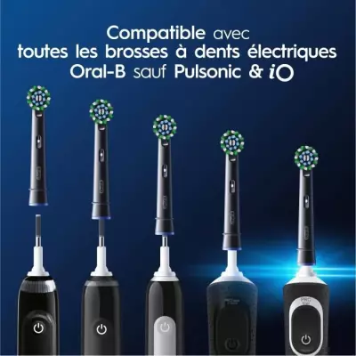 Brossette ORAL-B - Cross Action - pour brosse a dent électrique - pac