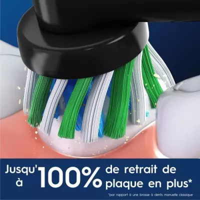 Brossette ORAL-B - Cross Action - pour brosse a dent électrique - pac