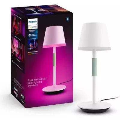 Philips White and Color Ambiance, lampe a poser portable Hue Belle, co