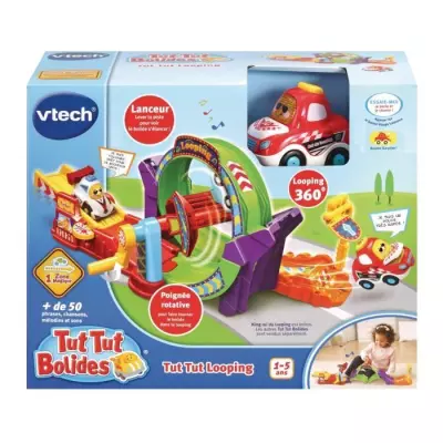 Circuit miniature - VTECH - Tut Tut Bolides - Tut Tut Looping + King -