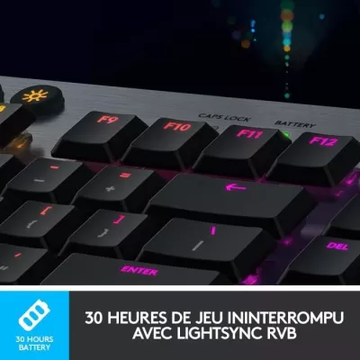 Clavier Logitech G915 LIGHTSPEED Wireless RGB Mechanical Gaming Keyboa