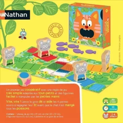 NATHAN - Mon Premier Jeu les Petites Souris - Jeu de Société