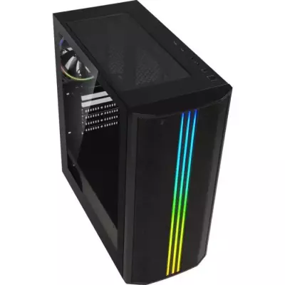 Boîtier PC - BITFENIX - Saber Mesh FRGB - Moyen tour - ATX - Noir - V