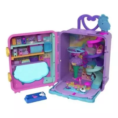 Polly Pocket-Coffret Valise Polly Pocket Pollyville HKV43