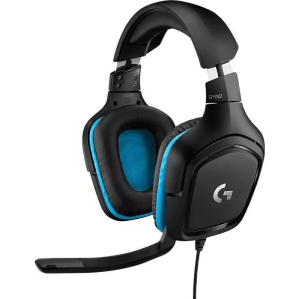 Casque PC Logitech G432 7.1 Surround Sound Wired Gaming Headset - PU