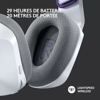 Casque PC Logitech G733 LIGHTSPEED Blanc