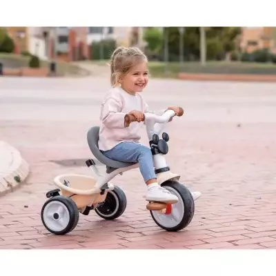 Smoby - Tricycle Mickey évolutif enfant - 3 roues - Multicolore