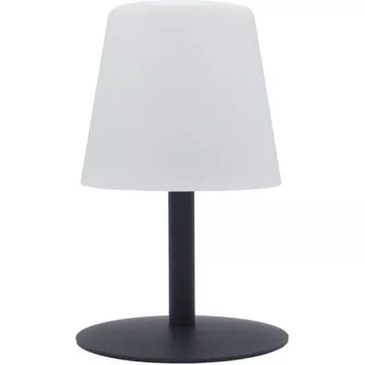 Lampe de table LED sans fil Standy Mini Rock - Lumisky - H 25 cm - Gri