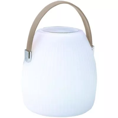 Lampe enceinte bluetooth sans fil - LUMISKY - MINI MAY PLAY - H23 cm -