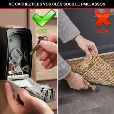 MASTER LOCK Boite a clés sécurisée [Medium] [Fixation murale] - 540