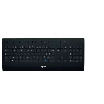 Logitech K280E Pro f Business clavier Bureau USB AZERTY Français Noir