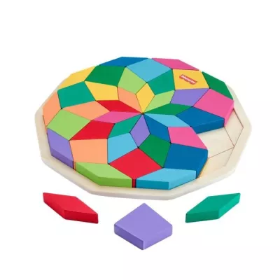 Fisher-Price – Puzzle Mandala en Bois