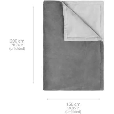 Medisana Couverture chauffante XXL HB 675 2x1,5 m Gris