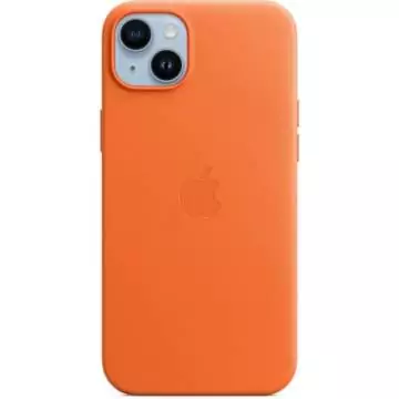 APPLE Funda de cuero con MagSafe para iPhone 14 Plus - NaranjaMPPF3ZMApribey