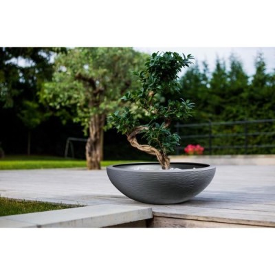 Pot de fleur Graphit Ø 59 cm - 39 L - Gris anthracite