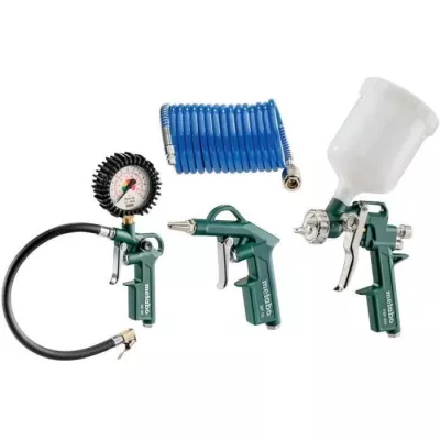 METABO - LPZ 4 Compressed Air Tool Set (blow gun, tire inflation gun,