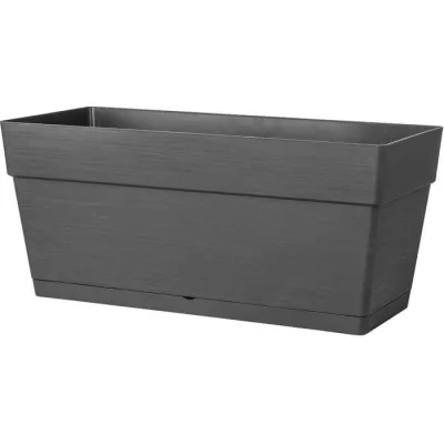 Pot de Fleur Jardinière DEROMA - Muret Save R - 75L - Gris foncé