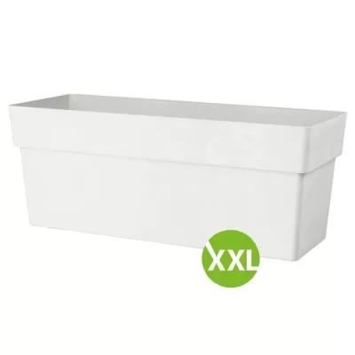 Jardinière Muret LIKE R 99 cm Blanc - DEROMA