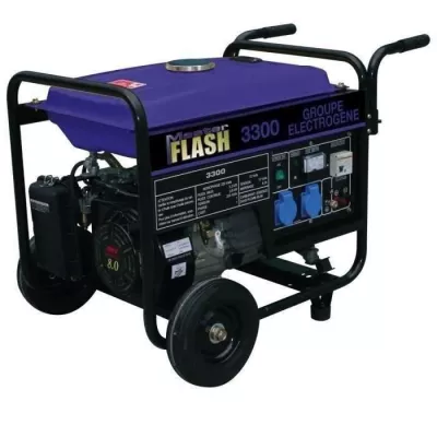 MASTER FLASH Gasoline generator 3300W with trolley kit MF33