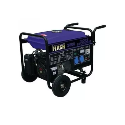 MASTER FLASH Gasoline generator 3300W with trolley kit MF33