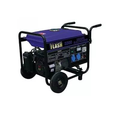 MASTER FLASH Gasoline generator 3300W with trolley kit MF33