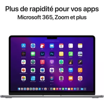 Apple - 13,6 MacBook Air M2 - RAM 8Go - Stockage 256Go - Gris Sidéral