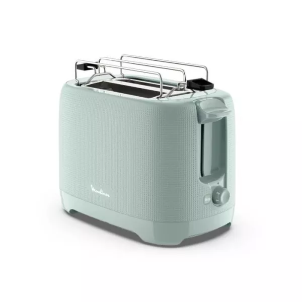 MOULINEX 2-slot toaster, 7 browning levels, Warms pastries, Wide slots, Raised handle, Morning LT2M1310