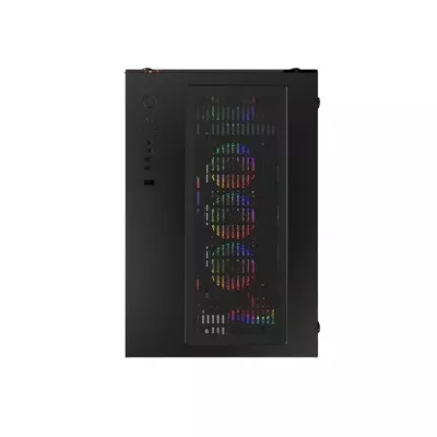 MRED - PC Gamer ATX - Black RGB Crystal Sea