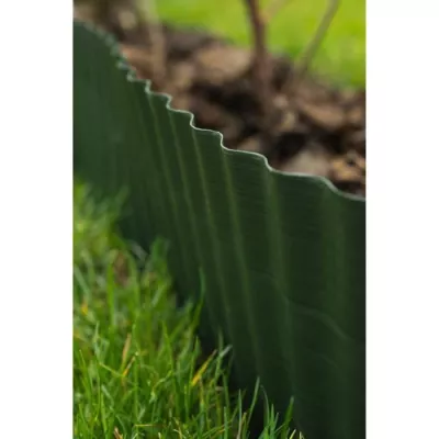 Grass border green polyethylenes H15 cm * 9 meters