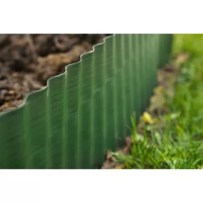 Grass border green polyethylenes H15 cm * 9 meters