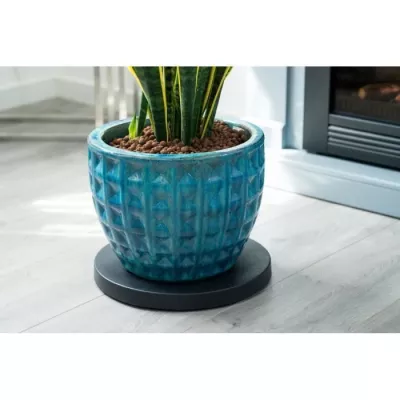 NATURE Tablette a roulettes pour plantes - Polypropylene - H4 x Ø29,2