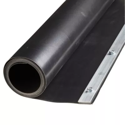 Feuille de barriere de racine Nature 0,7 x 3 m HDPE Noire 6030226