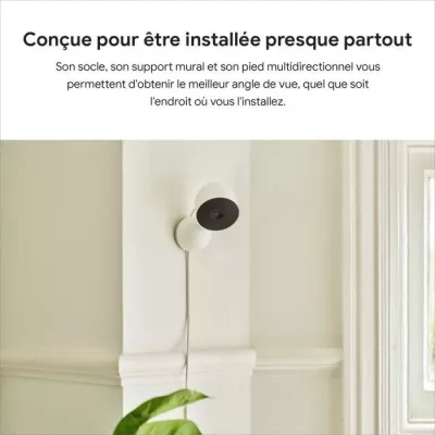 Caméra de surveillance - Google Nest - 2nde Génération GA01317-FR -