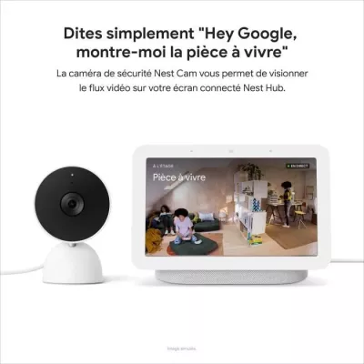 Caméra de surveillance - Google Nest - 2nde Génération GA01317-FR -