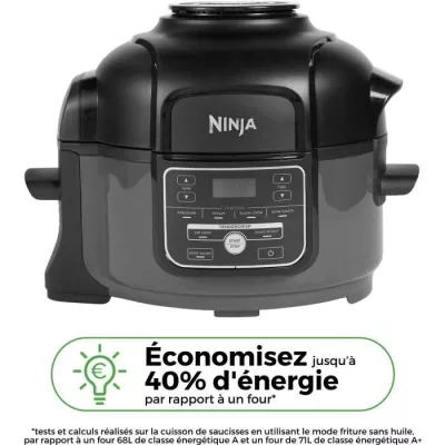 Multicuiseur 6-en-1 NINJA Foodi Mini - OP100EU - 4.7L - 1460W - Noir -