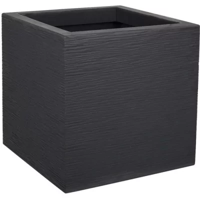 Jardinière carrée Graphit Up 21L - Plus responsable - Gris anthracite