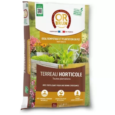 Terreau horticole - OR BRUN - OBRTHOR35N - 35 L