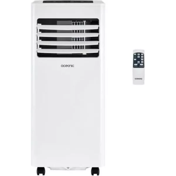 Climatiseur mobile OCEANIC - 7000 BTU - 2050W - Déshumidificateur - Programmable - Classe énergétique A - Monobloc - Kit de f