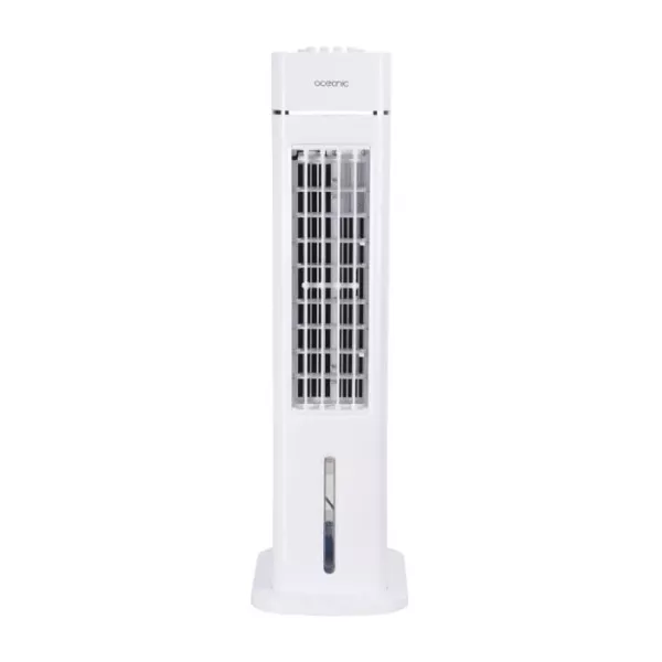 OCEANIC Rafraîchisseur d'air Ventilateur colonne OCEANIC - 70W - Hauteur 76.5 cm - 3,5L - 3 vitesses - Oscillant - Blanc